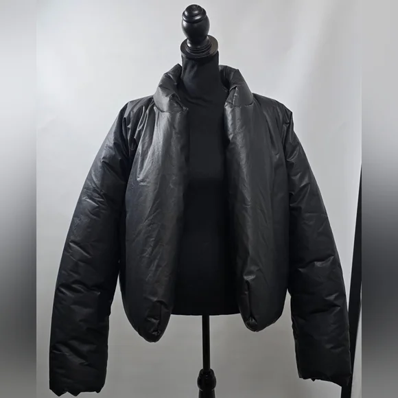 Yeezy X GAP YZY Kayne West Black Round Jacket